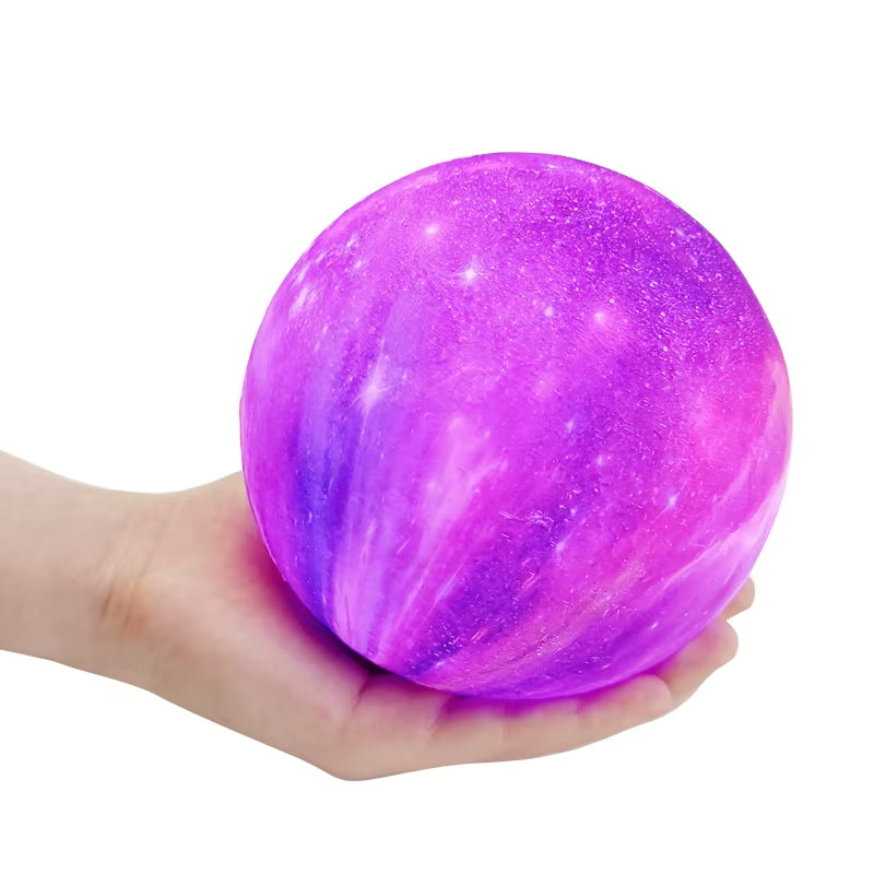 Real Price 12Cm 20Cm Star Kids Night Light LED Moon Table Touch Lamp with Wood Stand