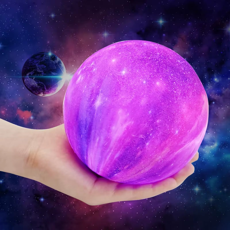 Real Price 12Cm 20Cm Star Kids Night Light LED Moon Table Touch Lamp with Wood Stand